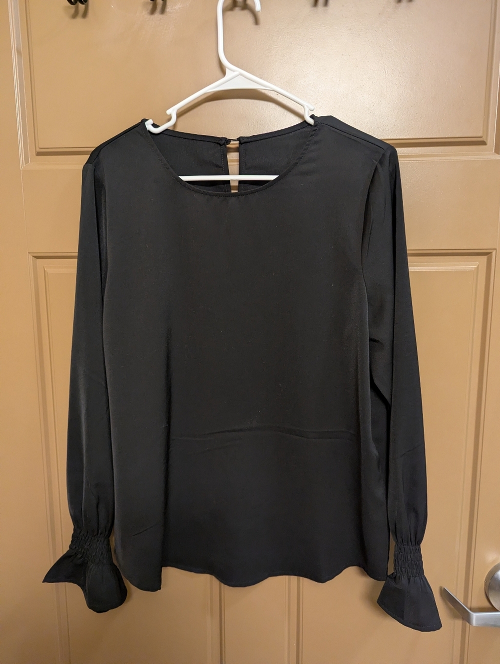 NWT Black Long Sleeve Blouse